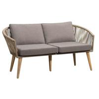 Le Sud loungebank Bastia 2-zits - taupe - thumbnail