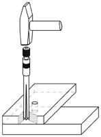Rennsteig Werkzeuge 430 140 Centerpons 6-8 mm - thumbnail
