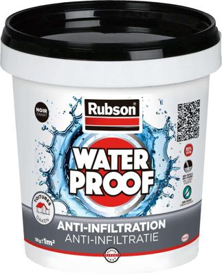 RUBSON Anti-infiltratie Alle daken Zwart 1kg