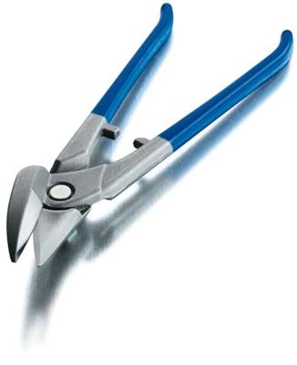 Erdi Ideaalplaatschaar | lengte 260 mm rechts | staal max. 1 mm | RVS max. 0,8 mm | 1 stuk - D216-260 - D216-260