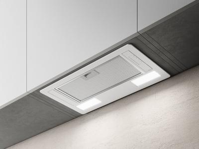 Elica Era C Onderbouw Aluminium, Wit 700 m³/uur