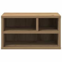 VidaXL Printerstand artisan eiken 40 x 32 x 22,5 cm bewerkt hout - thumbnail