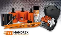 Mandrex Elektricien set TCT+ Bi-metaal SpeedXcut M42 35mm tot 83mm zesk.11 + verzinkring, 13-delig - thumbnail