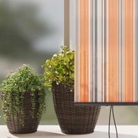 Rolgordijn Geel en Blauw 200 x 250 cm Stof en Aluminium - thumbnail