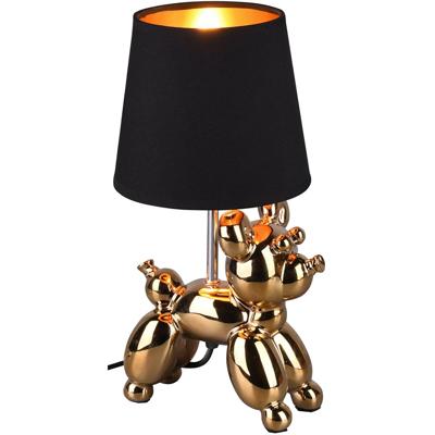 LED Tafellamp Mat Goud - Keramiek E14 Fitting - Moderne Rechthoek