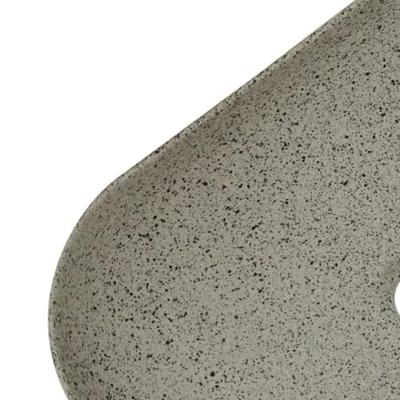 VidaXL Opzetwasbak rechthoekig 48x37,5x13,5 cm keramiek grijs VidaXL Opzetwasbak rechthoekig 48x37,5x13,5 cm keramiek grijs