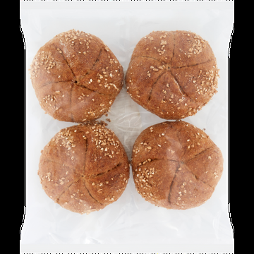 Jumbo Diepvries Kaiserbroodjes Volkoren 4 Stuks
