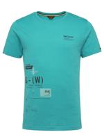 PME Legend T-shirt met printopdruk turquoise - thumbnail