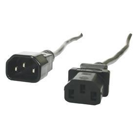 Netsnoer (C13/C14) 5 meter Zwart