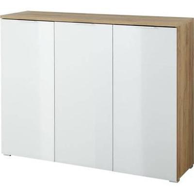Germania Telde Wit / Eiken Schoenenkast 3-Deuren Germania Telde Wit / Eiken Schoenenkast 3-Deuren