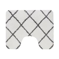 Dutch House Menton toiletmat 60x50cm wit - thumbnail
