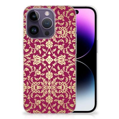 Siliconen Hoesje Apple iPhone 14 Pro Barok Pink Siliconen Hoesje Apple iPhone 14 Pro Barok Pink