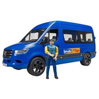 Bruder 02681 MB Sprinter Busje + BWorld Figuur - thumbnail