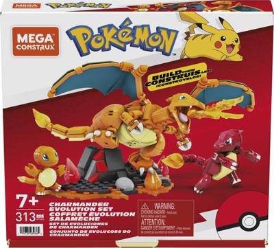Mattel Mega construx pokémon bouwset charmander evolution