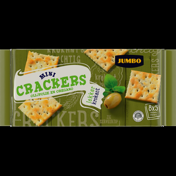 Jumbo Mini Crackers Olijfolie en Oregano 8 x 5 Stuks