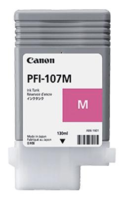 Canon inktcartridge PFI-107, 130 ml, OEM 6707B001, magenta
