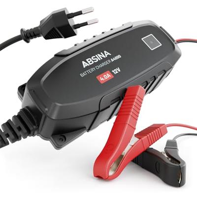 Absina A4000 Loodaccu-lader 12 V Laadstroom (max.) 4000 mA Absina A4000 Loodaccu-lader 12 V Laadstroom (max.) 4000 mA