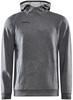 Craft 1910623 Core Soul Hood Sweatshirt M - Dark Grey Melange - XL - thumbnail