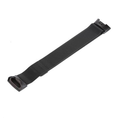 Metalen pols Band Watch Band voor Fitbit Charge 3(Black)