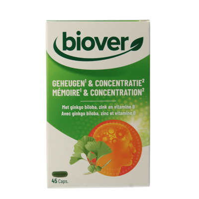 Biover Geheugen & concentratie 45 Capsules