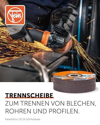 Fein 63709013010 Doorslijpschijf recht 125 mm 25 stuk(s)