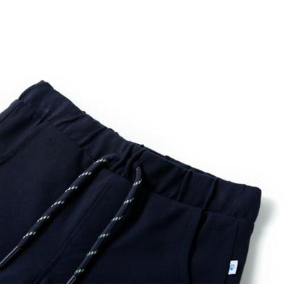 Kindershorts met trekkoord 116 marineblauw - thumbnail