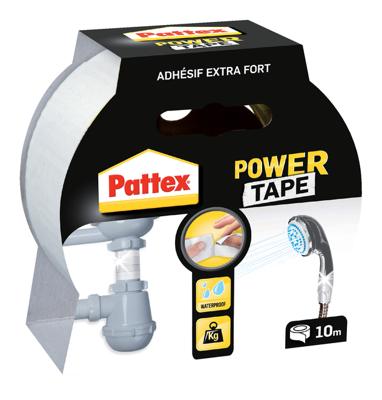 PATTEX Krachtige zelfklevende tape - wit - 10 m