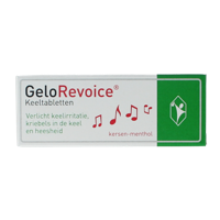 Gelorevoice Keeltabletten kersen - menthol 10 Tabletten - thumbnail