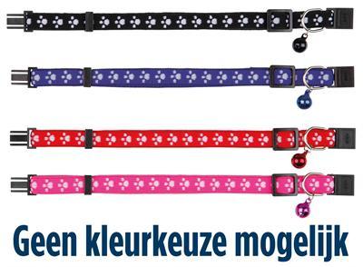 TRIXIE HALSBAND KAT PRINT POOT ELASTISCH ASSORTI TRIXIE HALSBAND KAT PRINT POOT ELASTISCH ASSORTI