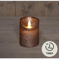 LED Kaars Wax Brons 10cm - thumbnail