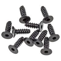 M2.6x8mm Hex Socket Tapping Flat Head (Black) (10pcs) (AXA0413) - thumbnail