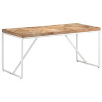 Vidaxl Eettafel 160x70x76 Cm Massief Acaciahout En Mangohout - thumbnail