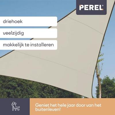 Perel GSS3360 Schaduwdoek sun sails 40 mm x 3600 mm x 3600 mm 1 stuk(s)
