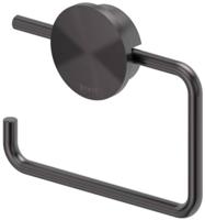 Toiletrolhouder Zonder Klep Geesa Opal Zwart Metaal Geborsteld Geesa - thumbnail