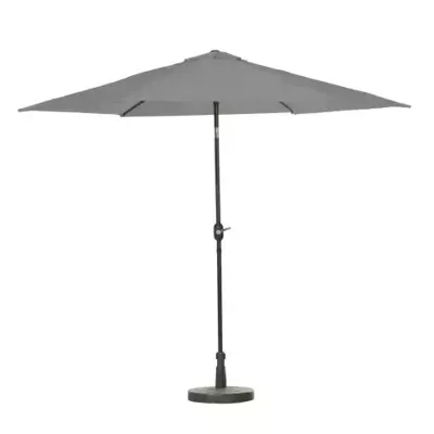 Parasol Tenerife 300 cm - grijs zonder volant Parasol Tenerife 300 cm - grijs zonder volant