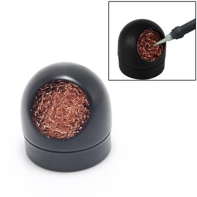 solderen Iron nozzle reiniging bal puur koper verwijderen tin Ball seat (zwart)