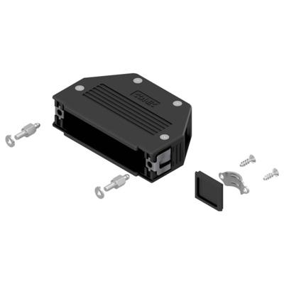 Conec SnapLock 16-003290E D-sub behuizing Aantal polen: 50 Kunststof 90 °, 180 ° Zwart 1 stuk(s)