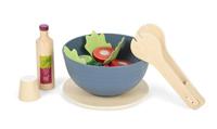 Small Foot - houten speelgoed eten salade speelset, 11dlg. - thumbnail