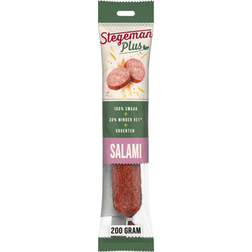 Stegeman Plus Salami 200 g bij Jumbo