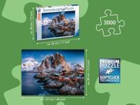 Ravensburger legpuzzel hamnoy lofoten, 3000st. - thumbnail