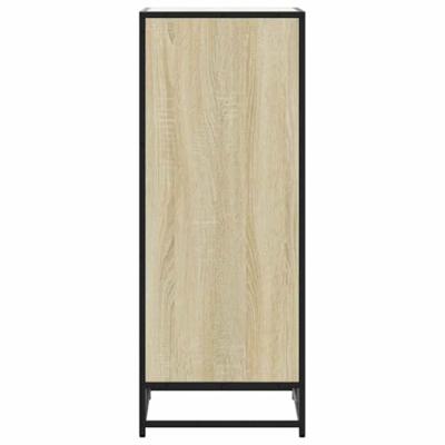 Schoenenrek 48x38x97,5 cm bewerkt hout sonoma eikenkleurig Schoenenrek 48x38x97,5 cm bewerkt hout sonoma eikenkleurig