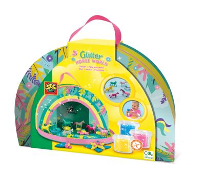 SES Creative Glitter paarden wereld - Speelkoffer