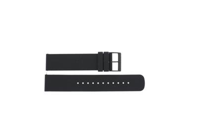 Horlogeband Skagen SKW6544 Silicoon Zwart 20mm
