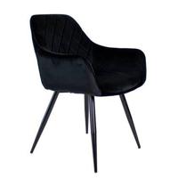 Kick Eetkamerstoel Monza - Zwart - thumbnail