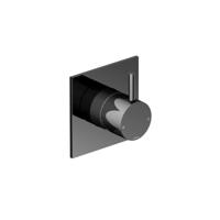 Hotbath Cobber Afbouwdeel Douchemengkraan Zwart Chroom CB031Q - thumbnail