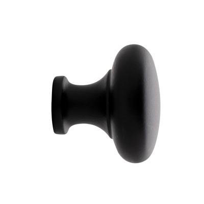De Oude Deurklink Meubelknop 38 mm - mat zwart