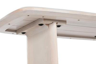 Bijzettafel Home ESPRIT Wit 152 x 45 x 76 cm Bijzettafel Home ESPRIT Wit 152 x 45 x 76 cm