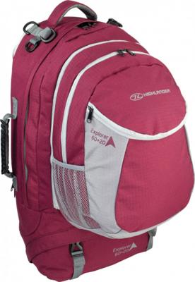 Highlander Rugzak Explorer 60 + 20 Liter Roze
