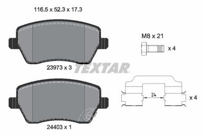Remblokken set 2397302