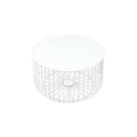 Bronx71 Salontafel Senna metaal wit. - thumbnail